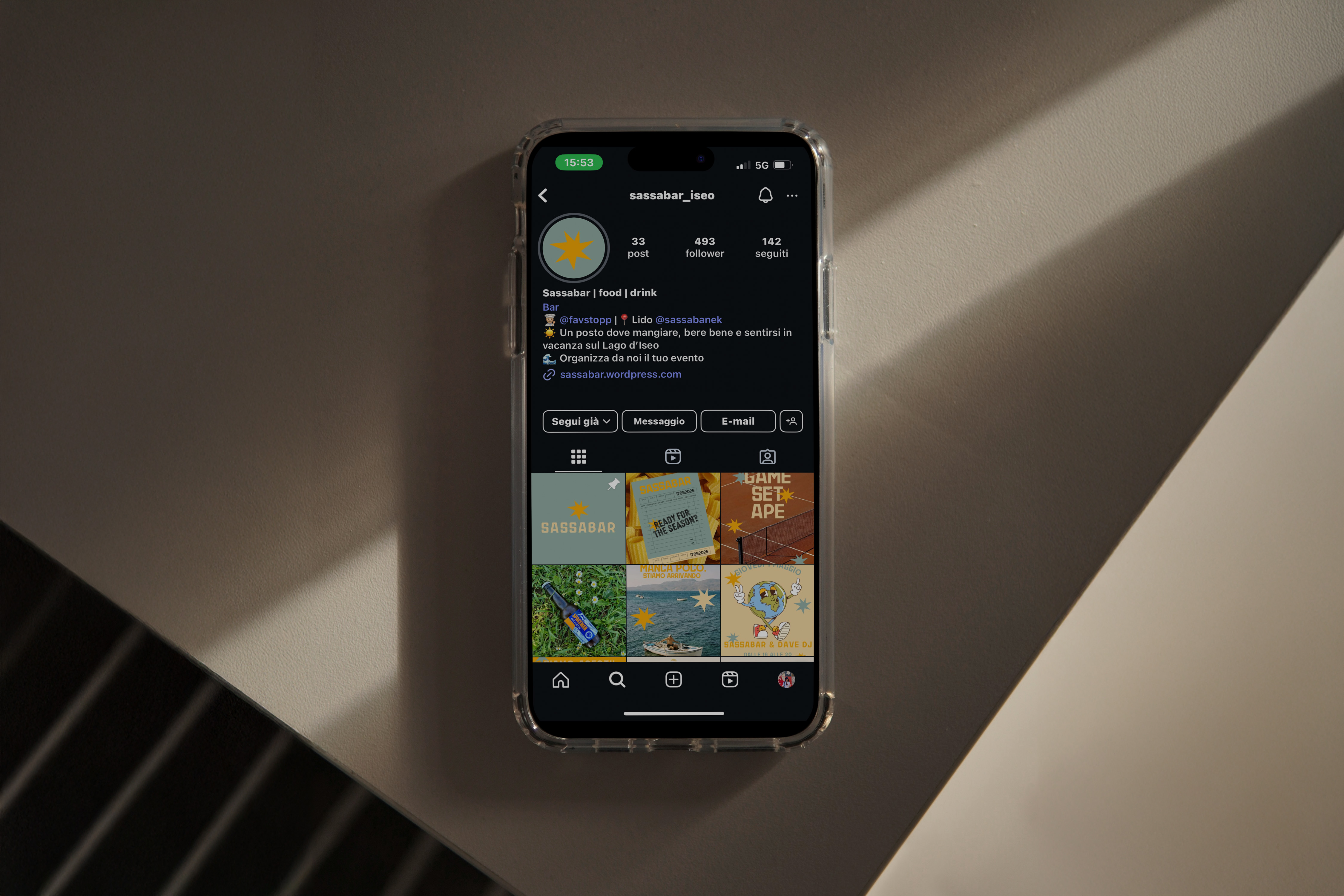 Instagram | Social media manager | Sassabar | Iseo | Sassabanek | Martina Vezzoli